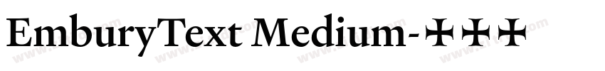 EmburyText Medium字体转换
